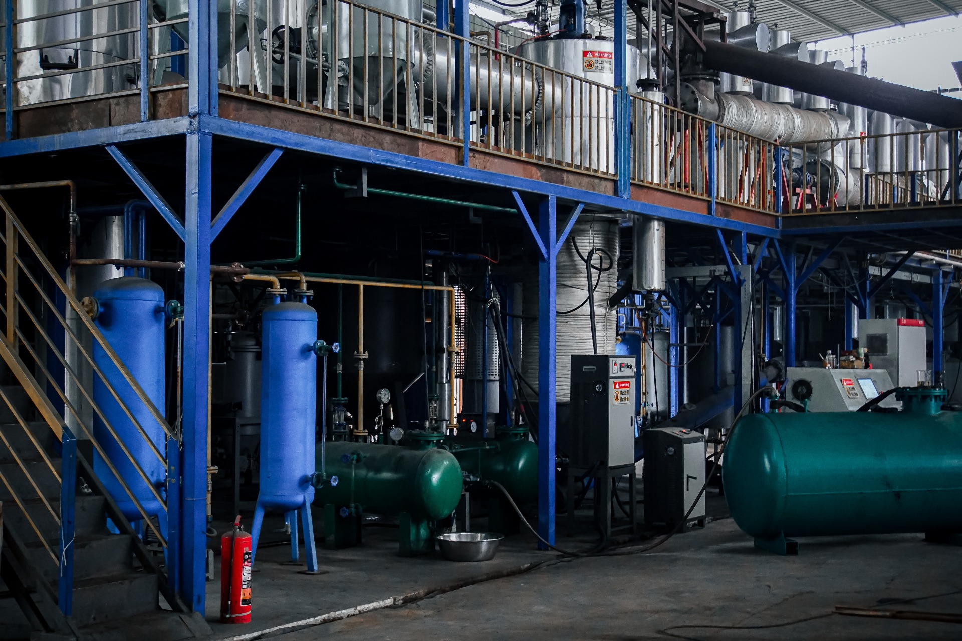 Desulfurization reach Euro standard waste oil to light diesel machine