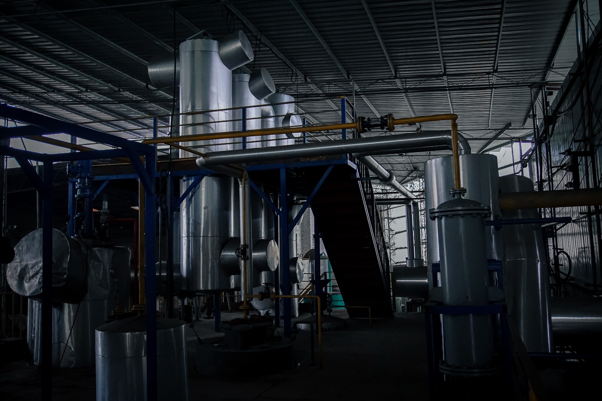 5T 10T newest tech used oil to base oil recycling plant