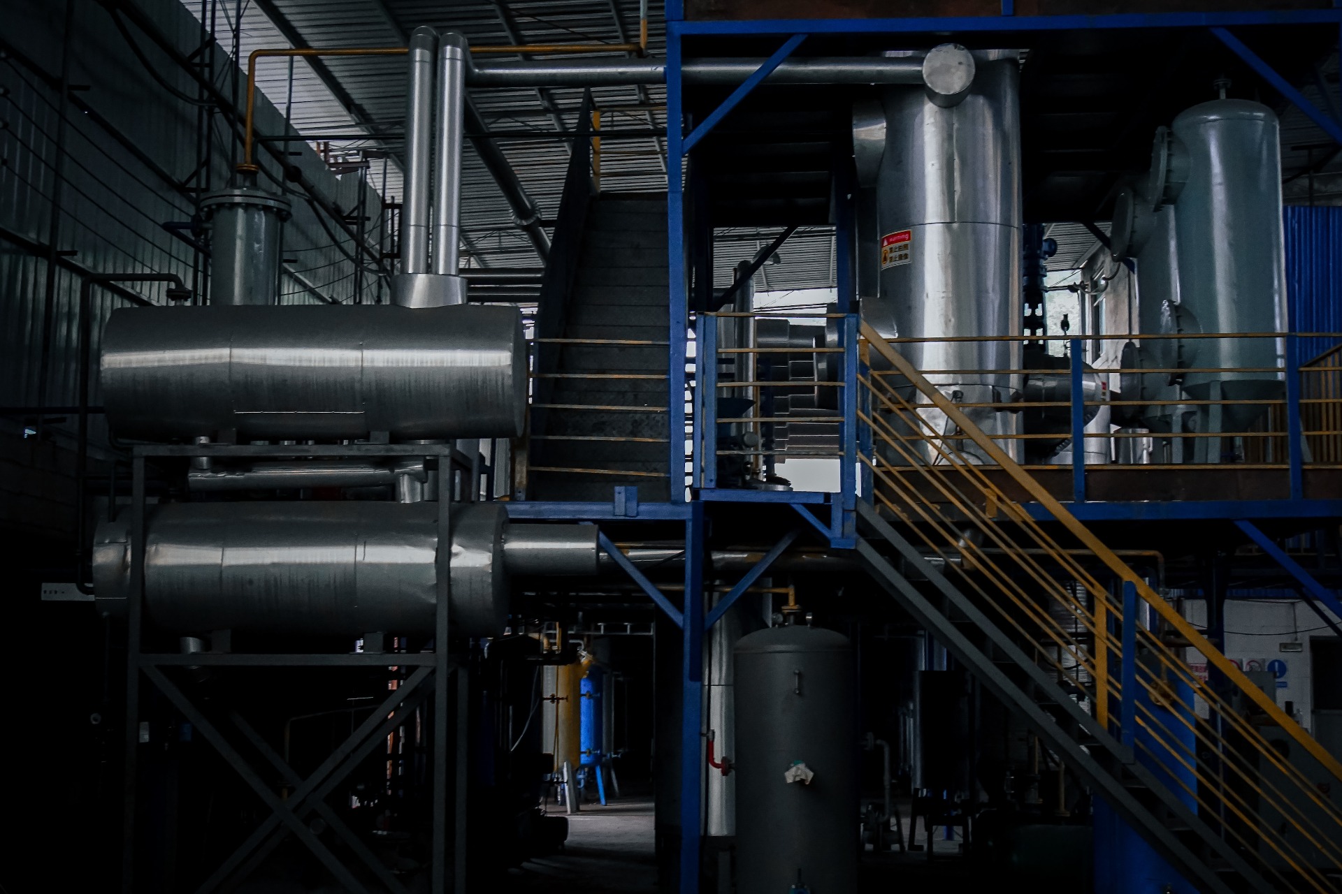 5T 10T continously waste engine oil to diesel recycling plant