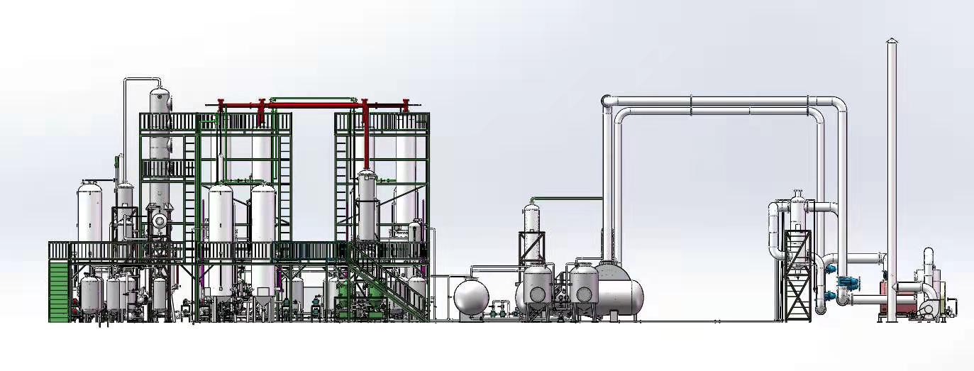 Waste oil treatment equipment Distillation equipment Latest technology for waste oil treatment