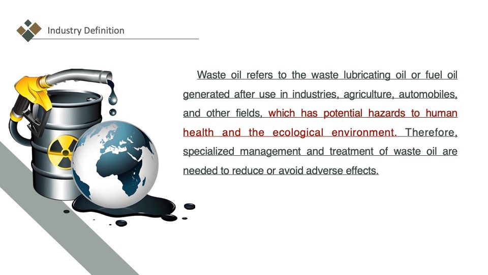 oil recycling Waste gear oil recycling machinery Non centrifugal machine